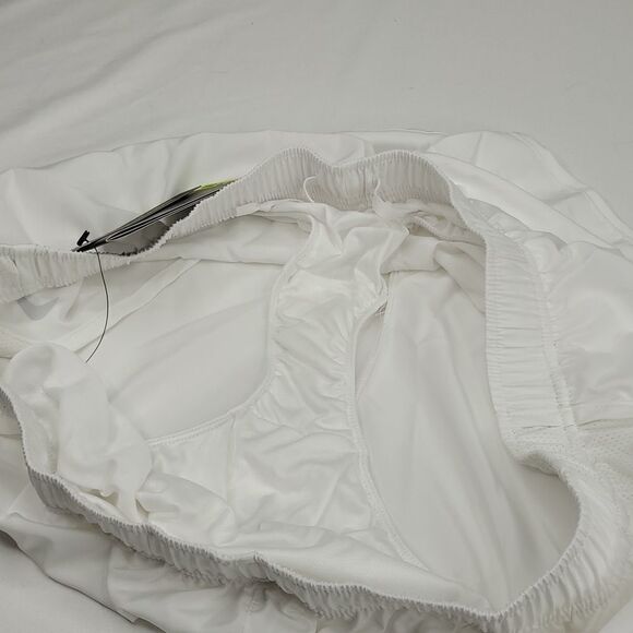 NEW XXL NIKE WOMEN'S WHITE TEMPO ATHLETIC SHORTS w/ attached panty 2X NWT - Picture 6 of 11